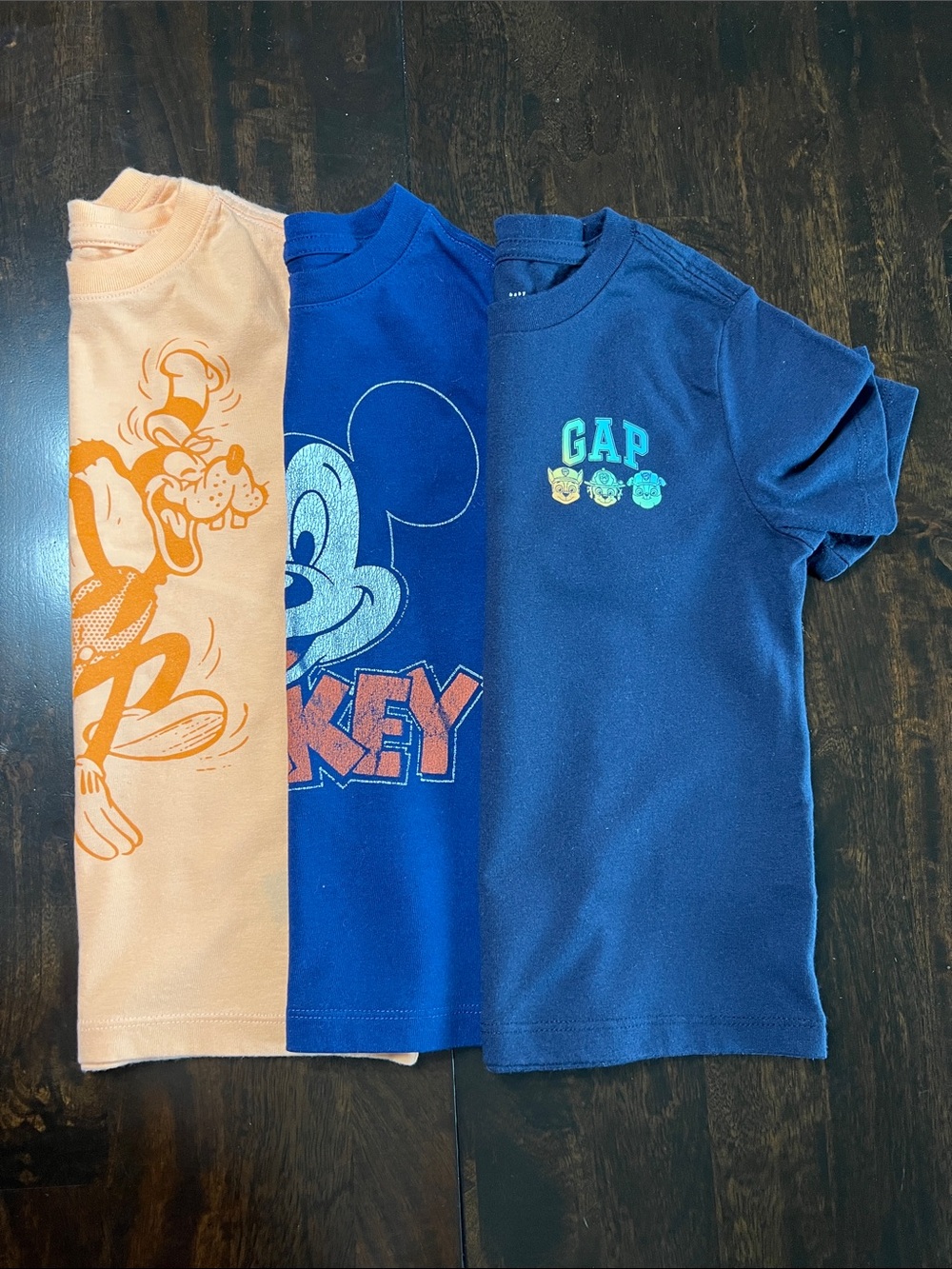 GAP Kids Short Sleeve Tee Pack in Peach, Royal Blue, and Navy